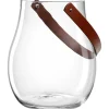 Windlicht GIARDINO mit Lederhenkel 32 cm*LEONARDO Best