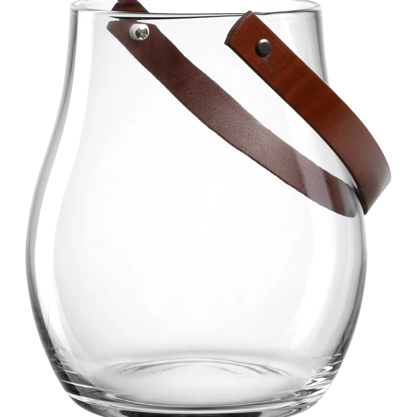 Windlicht GIARDINO mit Lederhenkel 22 cm*LEONARDO Discount