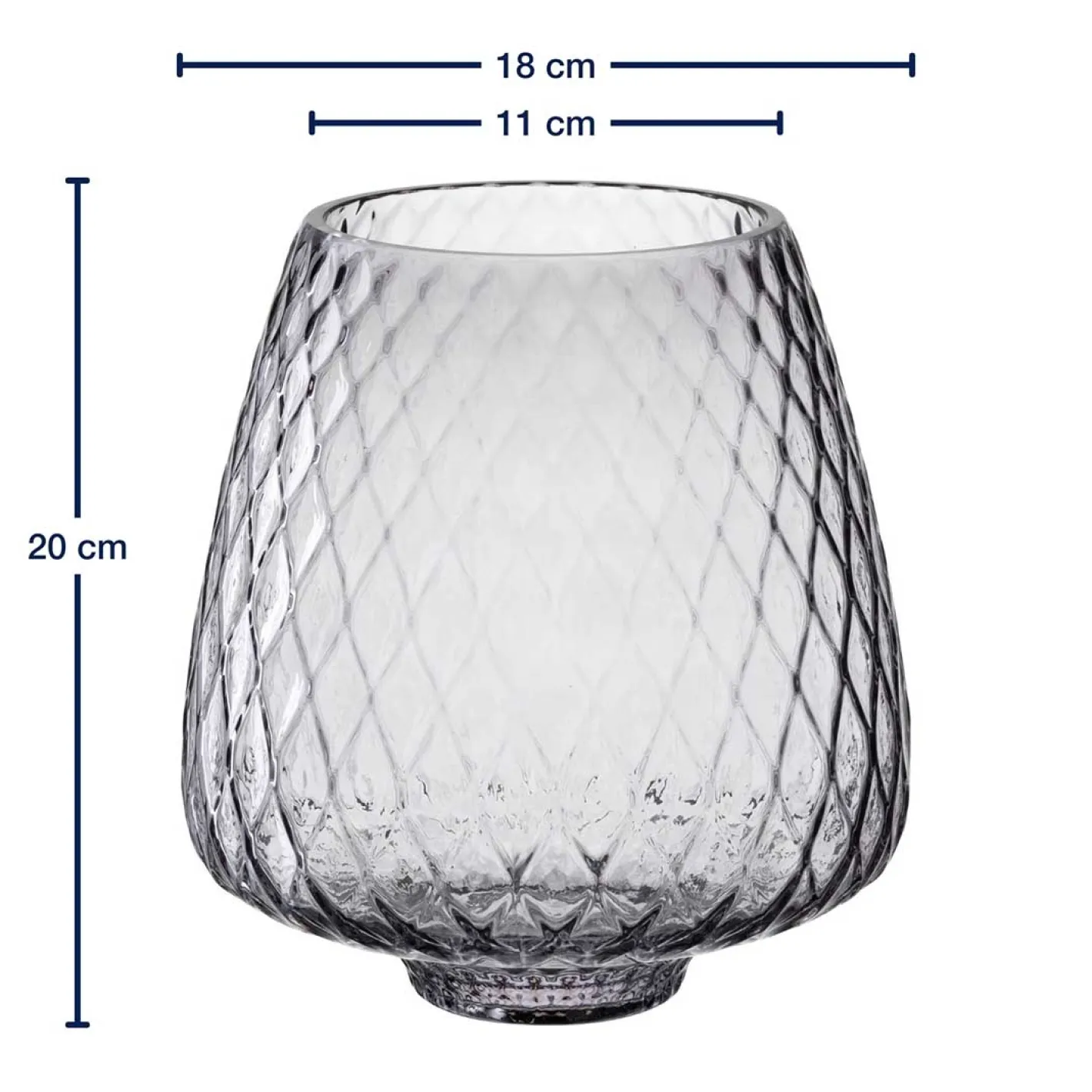 Windlicht GIULIA 20 cm grau*LEONARDO Clearance