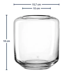 Windlicht MILANO 18 cm*LEONARDO Best